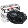 Webster Handi-Bag&trade; Trash Can Liners, 55 Gallons, 1.0 Mil Thick, Black, Box Of 20