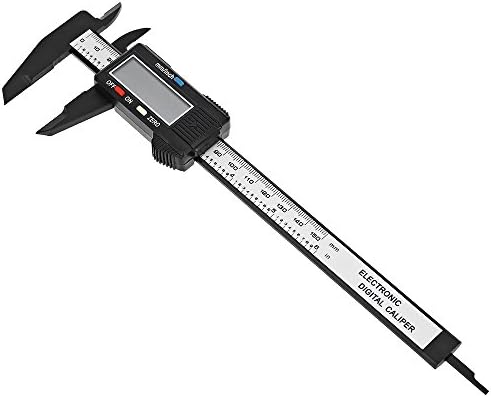 Digital Caliper Electronic 150mm 6 inch LCD Carbon Fiber Vernier Gauge Micrometer Measuring Tool