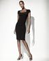 Shape fx Sheath Dress with Power Mesh Control (Misses 2 BLACK)