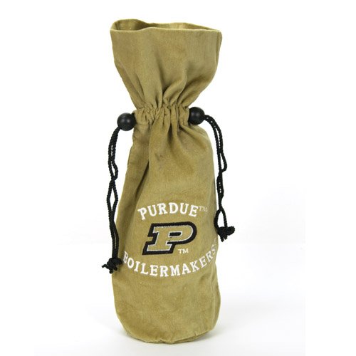 14 NCAA Purdue Boilermakers Velvet Wine Bottle Drawstring Bag