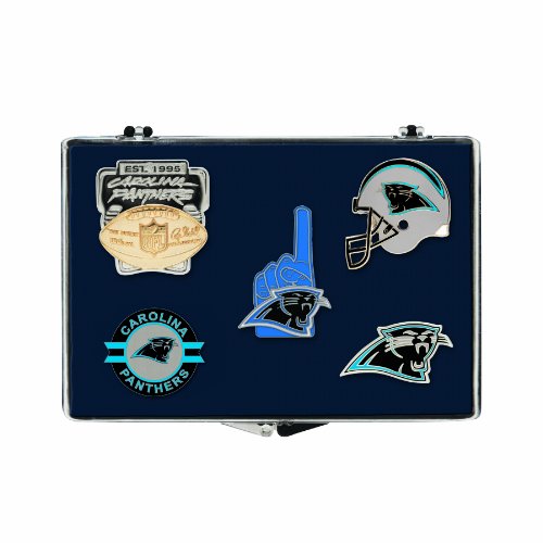 NFL Carolina Panthers 5-Pin Collector Set