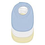 green sprouts Waterproof DripDrop Bib 3 Pack, Boys, 3-Months (Stage-1)