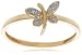 10k Yellow Gold Dragonfly Ring w/ Diamond Accent, Size 7