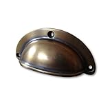 アンティーク調真鍮製半月型取っ手 S