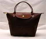 Longchamp Le Pliage Small Folding Handbag, Chocolate