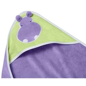 Aquatopia MicroDry Kids Hippo Hooded Towel