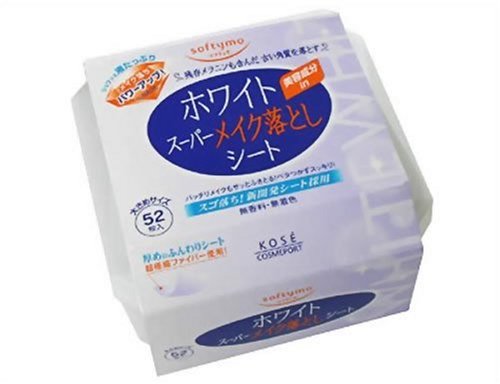 ソフティモ ホワイト スーパーメイク落としシート 52枚入