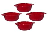 Chantal 2-1 2-Cup Soup Bowl, Glossy Red by Chantal