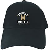 CAPS BLACK EMBROIDERY  PROUDLY MCCAIN 