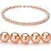 Pink 6-7mm AA Freshwater Pearl Necklace 16 inch Choker Length