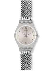Swatch Womens 25mm Plastic Quartz Date Watch LM137G