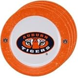 Auburn Tigers NCAA Dinner Plates (4 Pack) by DUCK HOUSE
