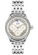 Oris Men's 581 7606 4051MB Artelier Complication Silver and Grey Guilloche Dial Watch from Oris