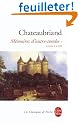 M�moires d'outre-tombe, tome 1 : Livres I � XII