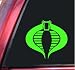 Search : G.I. Joe / GI Joe Cobra Vinyl Decal Sticker - Lime Green