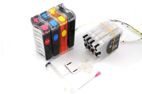 Ciss Continuous Ink Supply System for brother MFC5490CN inkjet all-in-one printer LC61 cartridges
