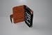 LEATHER POUCH FLIP OPEN BOOK STYLE WITH MULTI CREDIT HOLDER AND BUILD IN STRAP CASE FOR APPLE IPHONE 3G 3GS