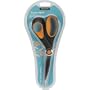 Fiskars 8-Inch Razor-Edge Softgrip Bent Scissors