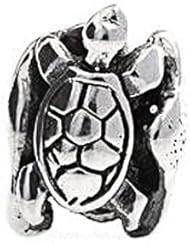 SilveRado(tm) MS283 Sterling Silver Seal, Turtle and Ray  Bead / Charm