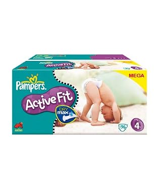 Pampers Active Fit Maxi Megapack 96-Pk