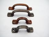 IRONMONGERY WORLDﾂｮ WROUGHT CAST IRON D BOW HANDLE KITCHEN CUPBOARD DRAWER CABINET PULL HANDLE (3/75