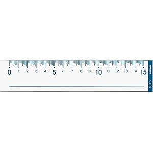 【クリックで詳細表示】Amazon ｜ コクヨ 直線定規 目盛り15cm CL-R15 ｜ 定規