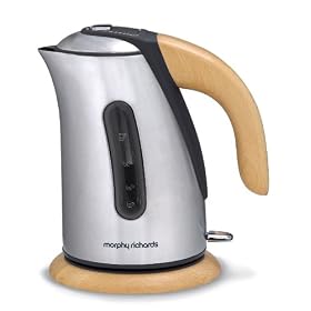 Morphy Richards 43900 Jug Kettle, Stainless Steel/Beech Trim
