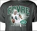 Brett Favre New York Jets Black T-shirt