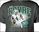 Brett Favre New York Jets Black T-shirt