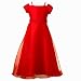 Girls Holiday Christmas Dress RED Special Occasion BONNIE JEAN Girl 7-16