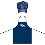 Denver Broncos NFL Barbeque Apron and Chef's Hat