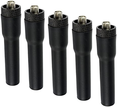 Tenq 5pack Dual Band Soft Antenna Sma-f for Kenwood Baofeng Uv5r 777s/888s/666s Handheld Two Way Ham Radio 144/430mhz