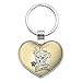 I Love My Morkie Morkshire Terrier Heart Love Metal Keychain Key Chain Ring