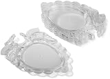 Prodyne AG-9 Embossed Grape Wine Holder Plates, Set of Four