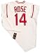 Pete Rose Cincinnati Reds Autographed Majestic Cooperstown Collection Authentic Jersey with Hit King Inscription