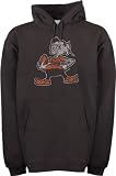 Cleveland Browns Classic NFL Throwback Logo Hooded Sweatshirt - Large
