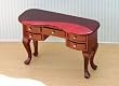 Dollhouse Miniature Mahogany Ladies Desk or Vanity Table