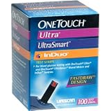 ONE TOUCH ULTRA TEST STRIPS Blue 100 strips or 2 boxes of 50's total 100 test