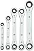 Snap-on Industrial Brand JH Williams WS-12 5-Piece Ratcheting Box Wrench Set