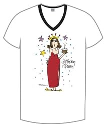 Birthday Queen - White Nightshirt in a Bag