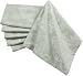 Set of 6 Oversized Pale Sage Cotton Cloth Damask Napkins Lapkins 24" x 24"