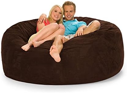 Relax Sack 6 ft. Microsuede Foam Bean Bag Sofa