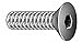 M6-1.00 x 18mm, Flat, Socket Head Cap Screw, Class 10.9, Steel, Black Oxide Finish, 100PK