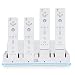 Wii Remote Quadruple Charge Station with 4 Rechargeable Batteries