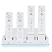 Wii Remote Quadruple Charge Station with 4 Rechargeable Batteries