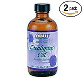 Now Foods Eucalyptus Oil, 4 Ounces (Pack of 2)