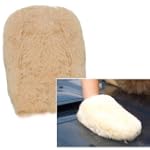 Wash & Polish Mitt (Made in USA) 100% Sheepskin Natural - Wooly Bully #SHCRMT