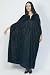 Gothic Hooded Velvet Cloak.Black