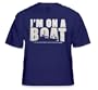 I'm On a Boat (Got My Swim Trunks & My Flip-Floppies) T-Shirt :: T-Pain SNL Spoof (Royal Blue) #9/1128