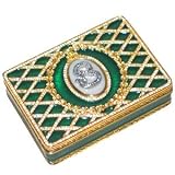 Faberge Pave Trellis Box with Initial